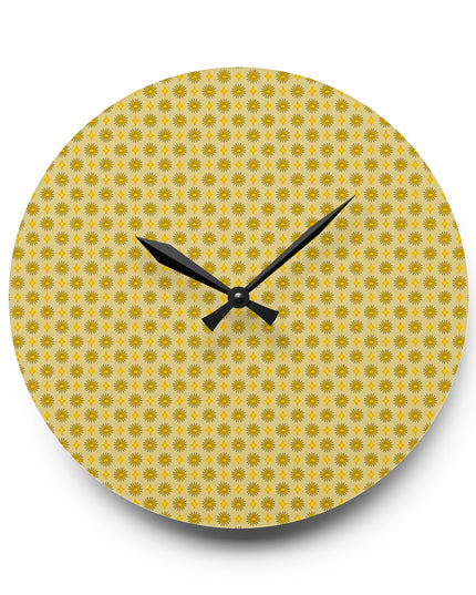 Lemongrass Star-crossed Bodies Acrylic Wall Clock, Round or Square, 10.75" x 10.75"