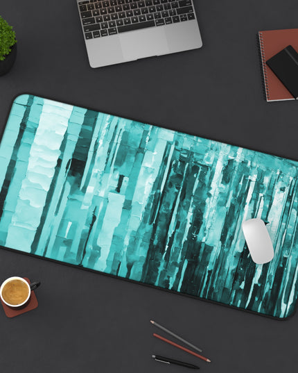Striped Tif 16" x 32" Desk Mat