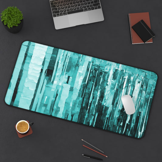 Striped Tif 16" x 32" Desk Mat