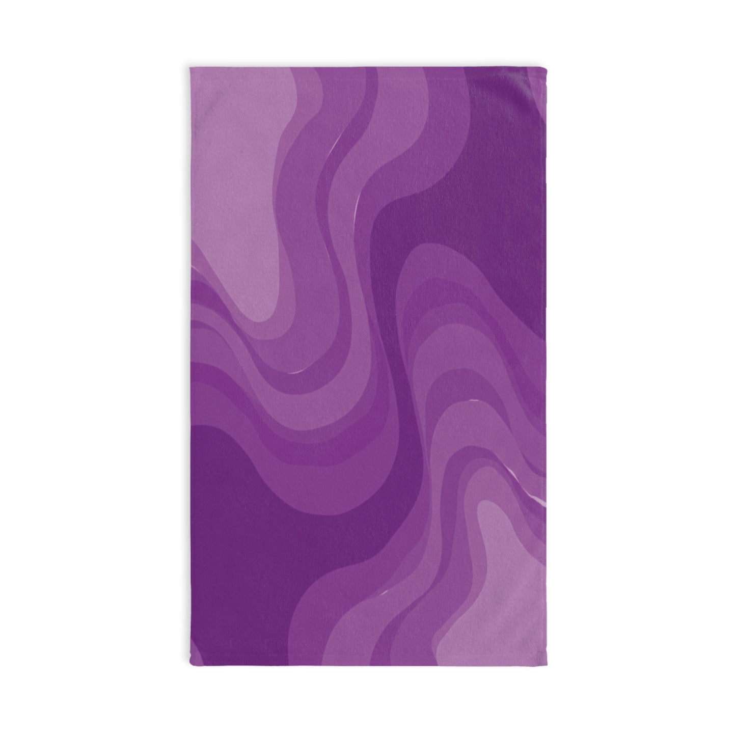 Wavey Purple Wavey Hand Towel, 16" x 28"