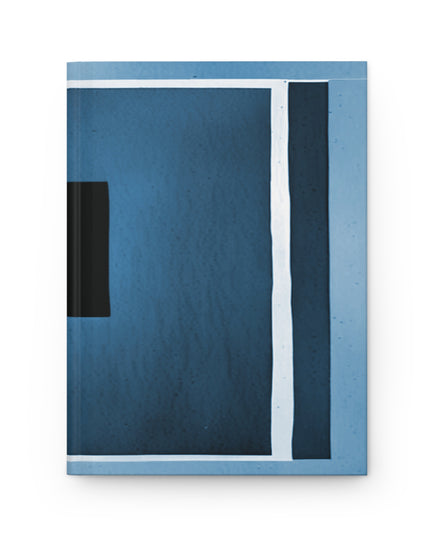 Blue Shadow 5.75" x 8" Hardcover Journal Matte with 150 lined pages