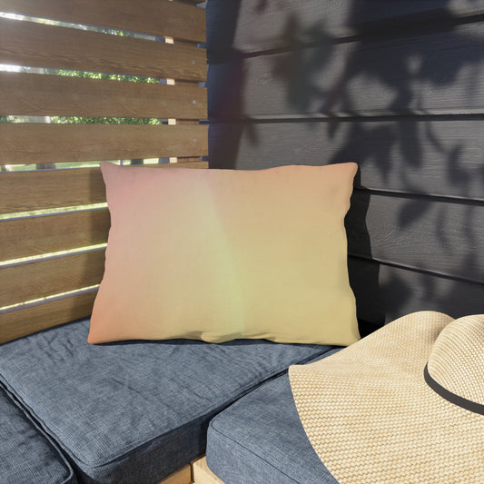 Hot Peach Fade 20" x 14" Outdoor Pillow