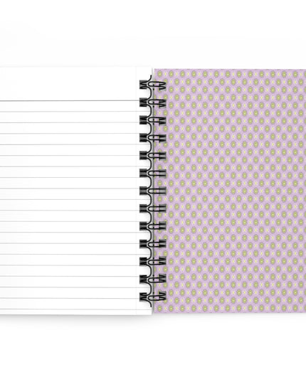 Magenta Star-crossed Bodies Spiral Bound Journal, 5" x 7" 150 pages