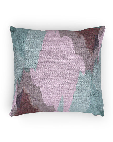 Wine Sea Blue Fog Woven Pillow, 17" x 18"