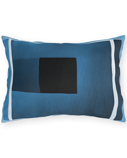 Blue Shadow 20" x 14" Outdoor Pillow