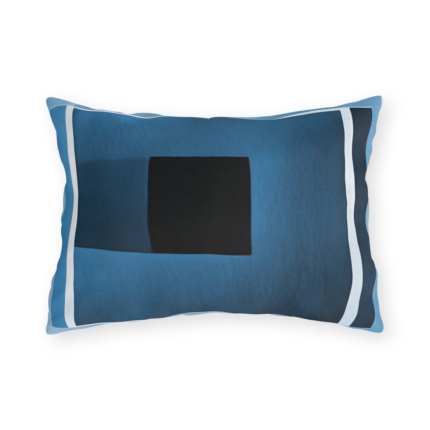 Blue Shadow 20" x 14" Outdoor Pillow