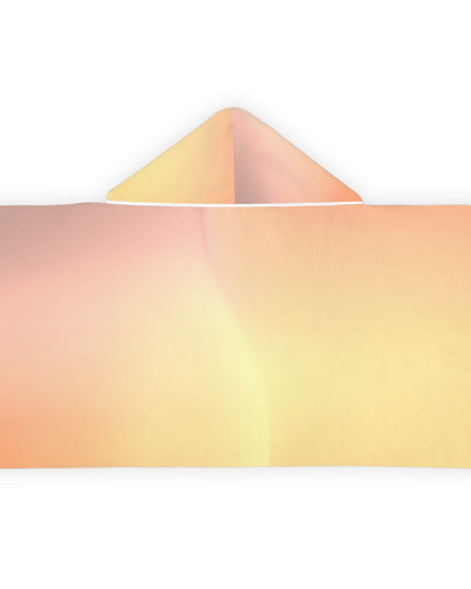 Hot Peach Fade Youth Hooded Towel, 24" x 48"
