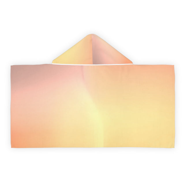 Hot Peach Fade Youth Hooded Towel, 24" x 48"