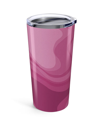 Pinky Mauve Wavey Tumbler 20oz