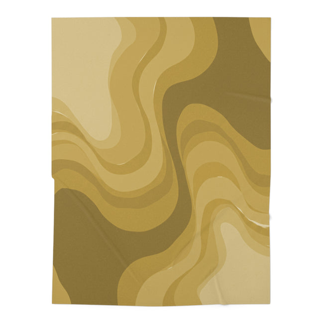 Brown Wavey Baby Swaddle 30″×40″ Blanket