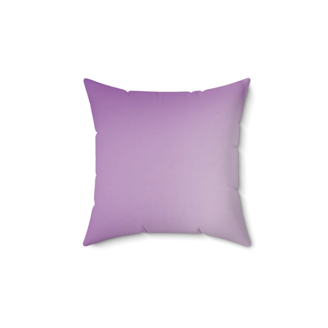 Soft Lavender Fade 14" x 14" Faux Suede Square Pillow
