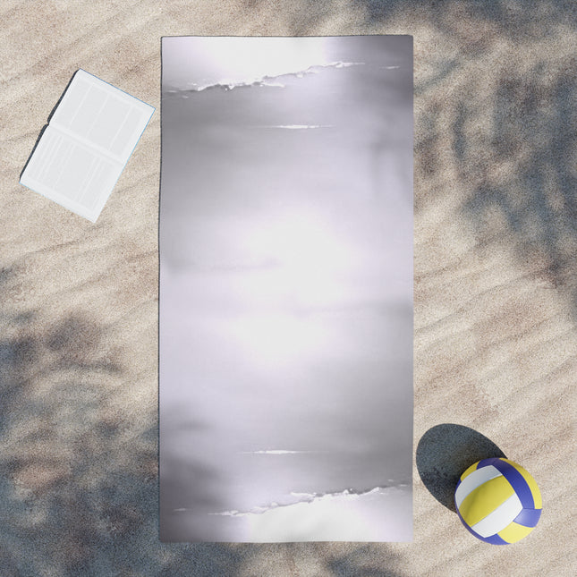 Sephia Sea Dark Fog Beach Towel, 30" x 60"