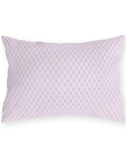Pink Mornings Star-crossed Bodies Outdoor Pillow, 20" x 14"