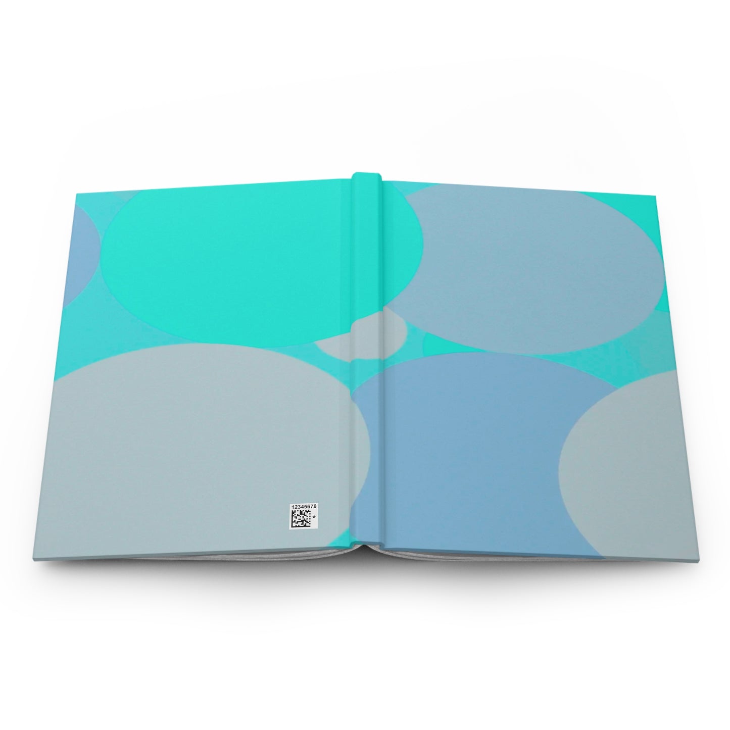 Pastel Tan and Tif Patches 5.75" x 8" Hardcover Journal Matte with 150 lined pages