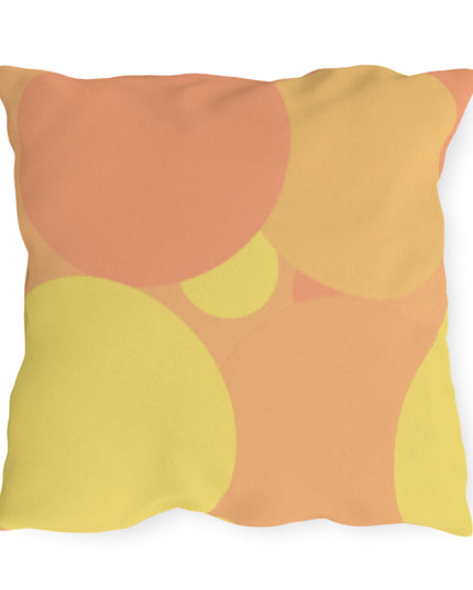 Pastel Bright Oranges Patches 20" x 20" Outdoor Pillow