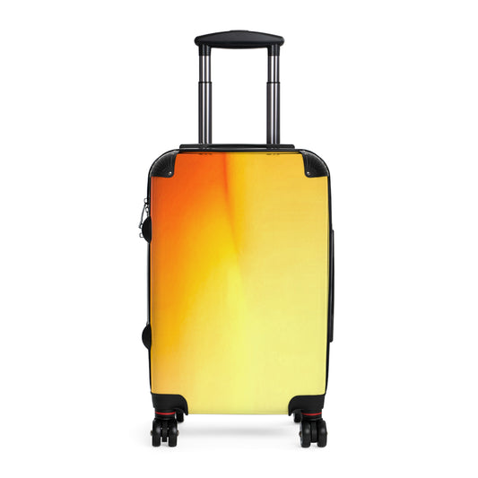 Phoenix Fade Small Suitcase with built in lock, 4 double-wheels, telescopic handle, and ABS back hard-shell