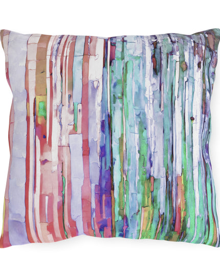Striped Pastels 16" x 16" Outdoor Pillow
