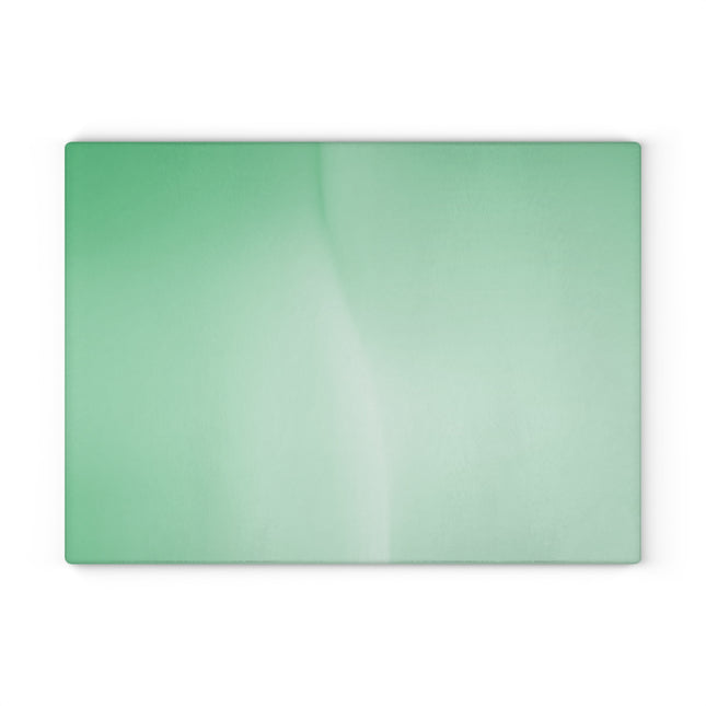 Mint Fade 11" x 15" Glass Cutting Board