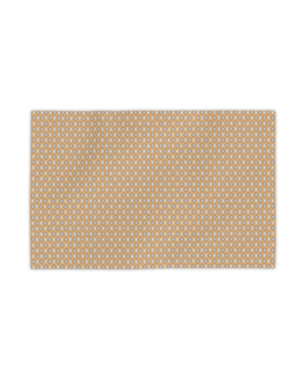 Tan Sunset Star-crossed Bodies Beach Towel, 18" x 27"