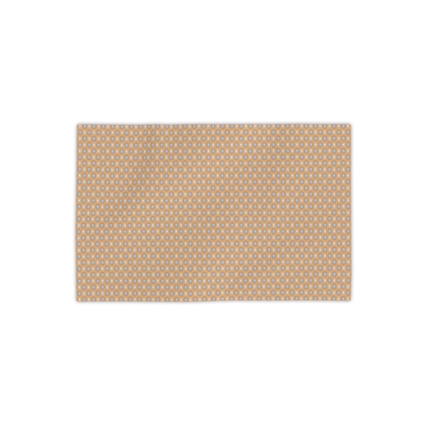 Tan Sunset Star-crossed Bodies Beach Towel, 18" x 27"