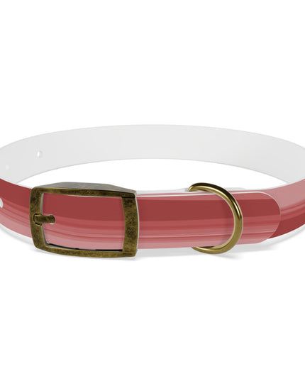 Power Red Wavey Small Dog Collar