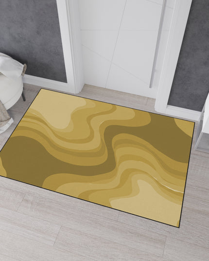 Brown Wavey 48" x 72" Heavy Duty Floor Mat