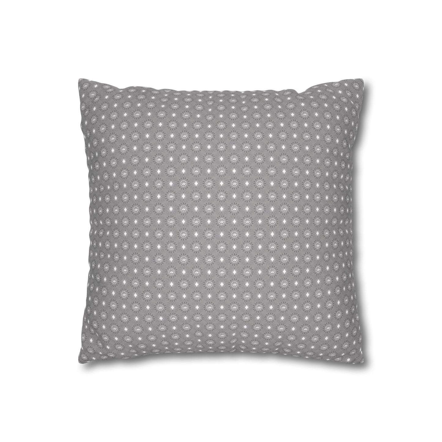 Desaturated Star-crossed Bodies Spun Polyester Square Pillowcase, 14" x 14"