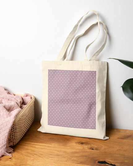 Lavender Star-crossed Bodies Cotton Canvas Tote Bag