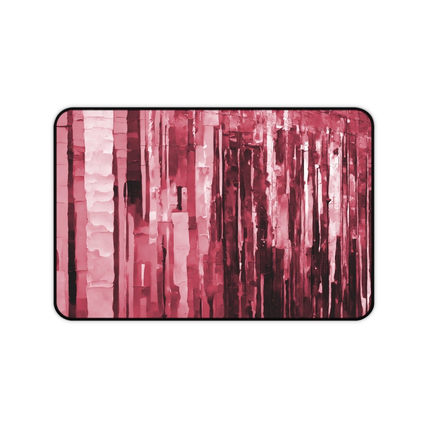 Striped Ruby 12" x 18" Desk Mat