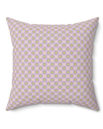 Magenta Star-crossed Bodies Faux Suede Square Pillow, 20" x 20"