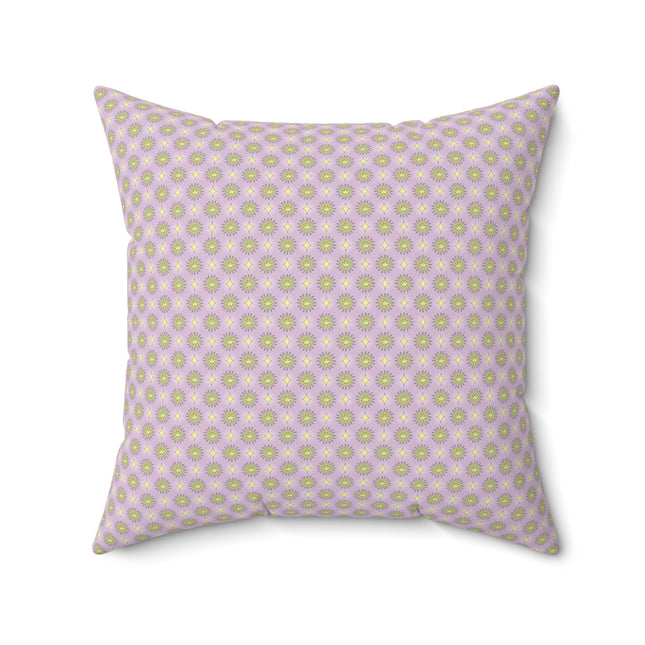 Magenta Star-crossed Bodies Faux Suede Square Pillow, 20" x 20"
