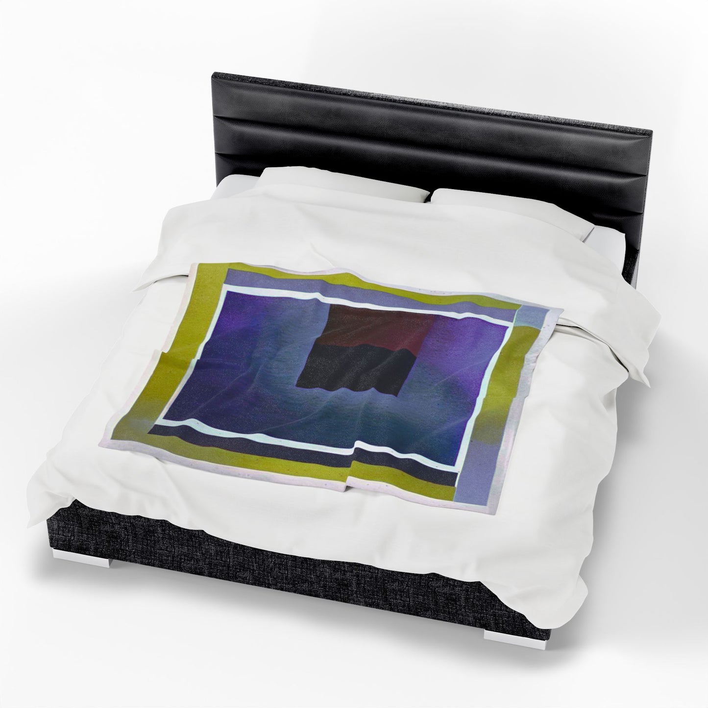 Zeta Shadow Velveteen Plush Blanket, 50" x 60"