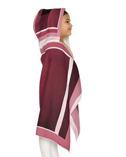 Red Shadow Youth Hooded Towel, 24" x 48"