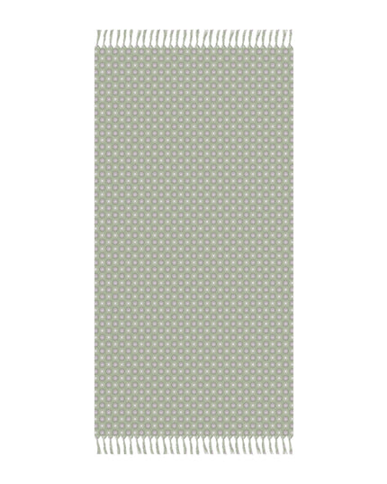 Olive Star-crossed Bodies Boho Beach Cloth, 38" × 81"