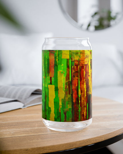 Striped Beta Sipper Glass, 16oz