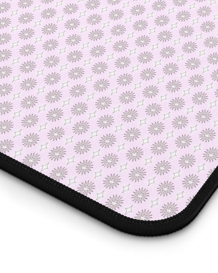 Pink Mornings Star-crossed Bodies Desk Mat, 12" x 18"