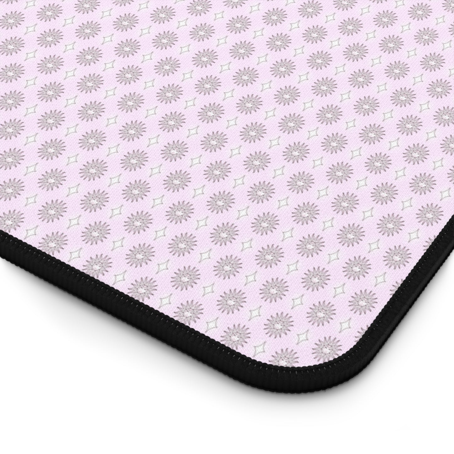 Pink Mornings Star-crossed Bodies Desk Mat, 12" x 18"