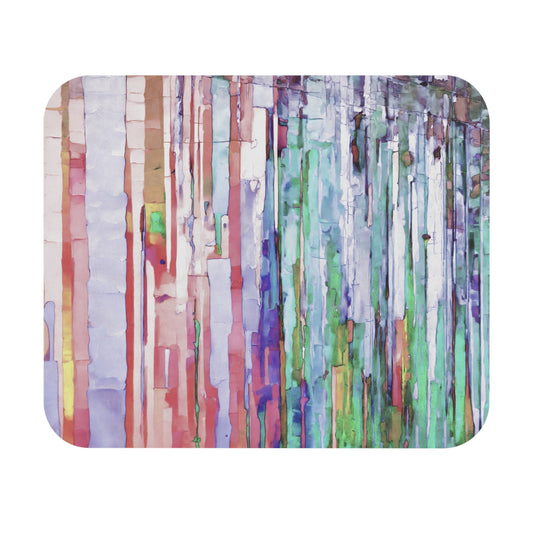 Striped Pastels Mouse Pad, 9" x 8" Rectangle