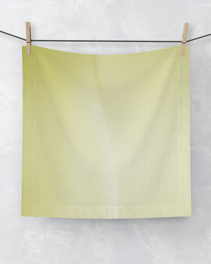 Lemon Fade Face Towel, 13" x 13"