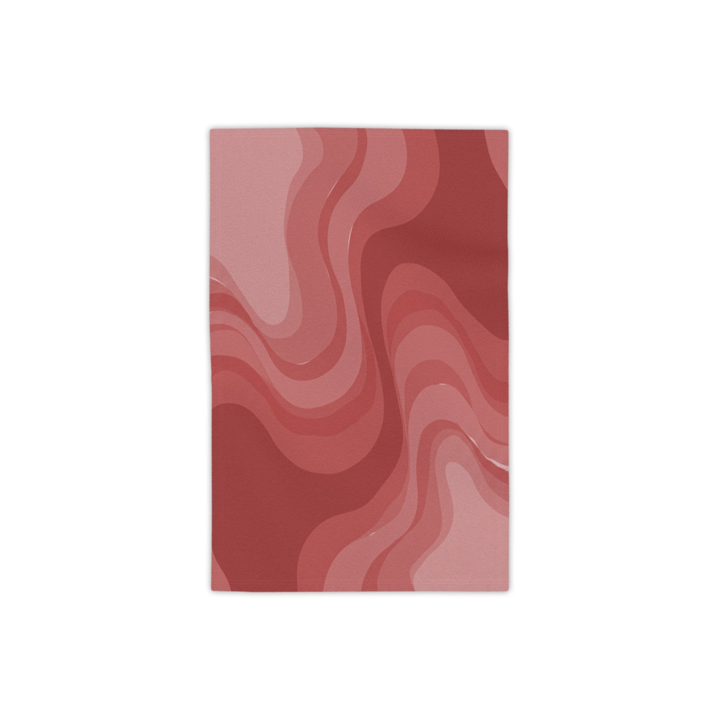 Power Red Wavey Beach Towel, 18" x 27"