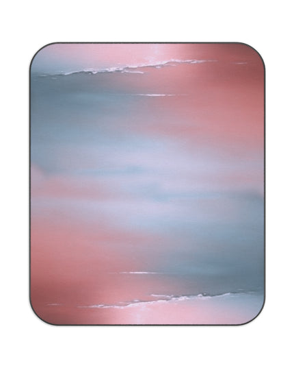 Gray Sea Pink Fog 61" × 51" Picnic Blanket