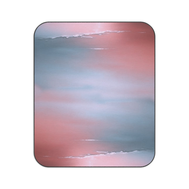 Gray Sea Pink Fog 61" × 51" Picnic Blanket