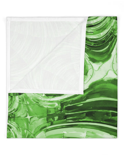 Uzi Spiral Mint Pastel Baby Swaddle 30″×40″ Blanket