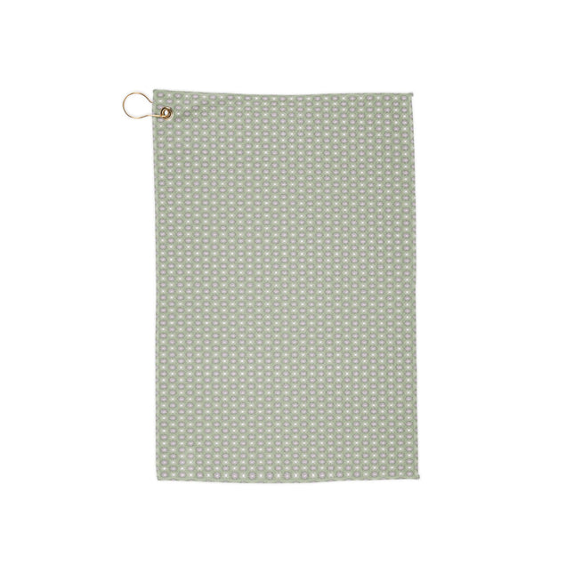 Olive Star-crossed Bodies Golf Towel, 16" x 24"