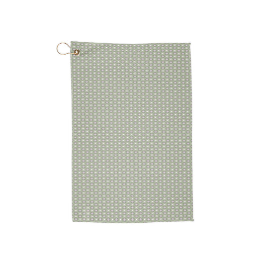Olive Star-crossed Bodies Golf Towel, 16" x 24"