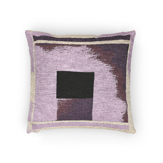 Magenta Shadow Woven Pillow, 17" x 18"