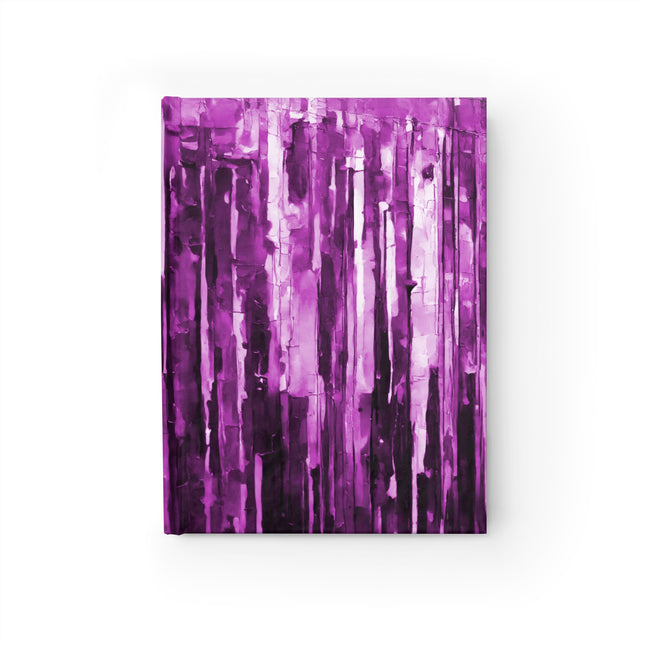 Striped Powder Lavender Pastel 5" x 7" Journal - 128 Blank pages