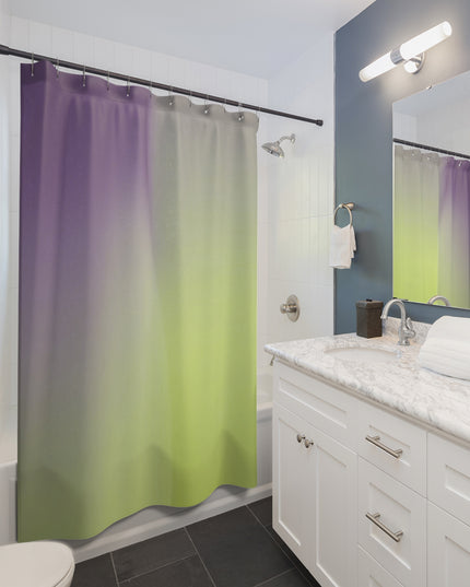 Purple Golden Fade Shower Curtains, 71" x 74"