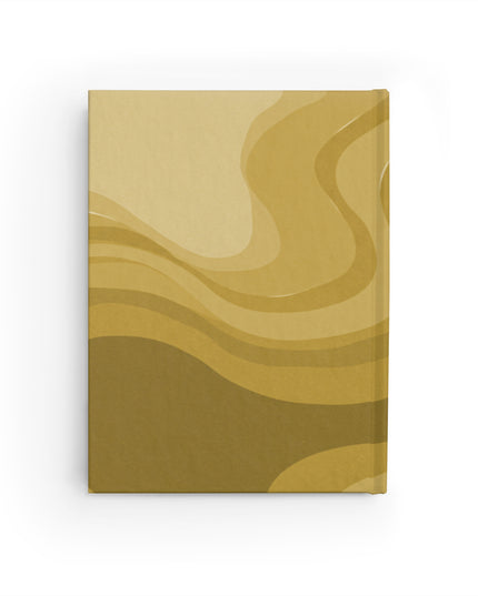 Brown Wavey 5" x 7" Journal - 128 Blank pages