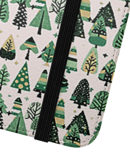 Mini Vintage Green Trees Flip Cases, Samsung Galaxy S24